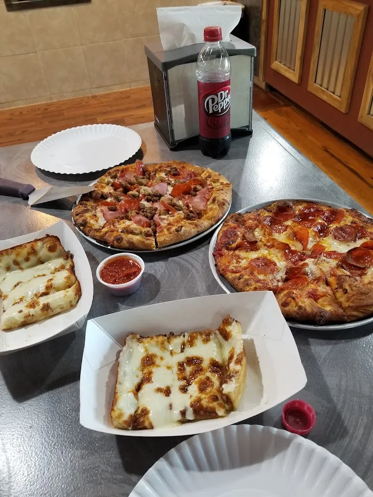Pepperoni Pizza Cheesy Bread Meat Lovers Pizza